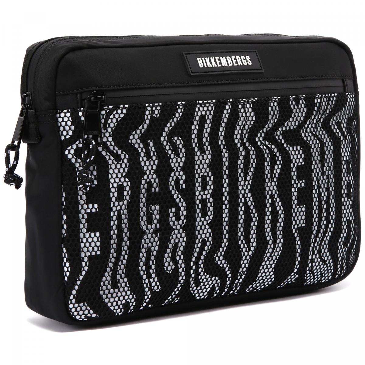 Сумка Bikkembergs E2APME84003AB01-2 fabric nylon black white купить в ...