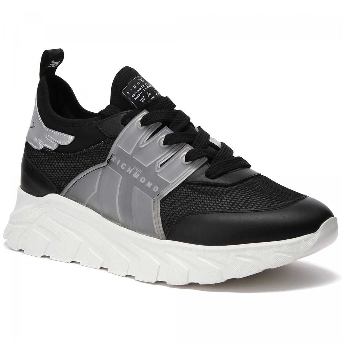 Кроссовки John Richmond 1351 var B calf nero купить в интернет-магазине ...