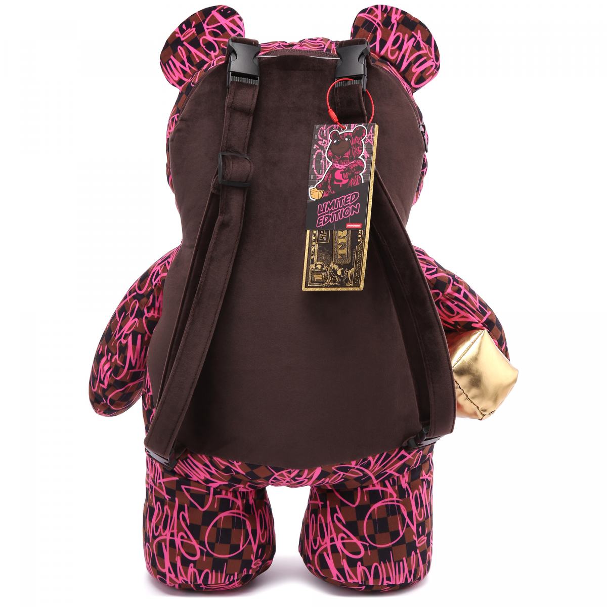 Рюкзак SPRAYGROUND Mystery bear eco mix rosso купить в интернетмагазине NO ONE
