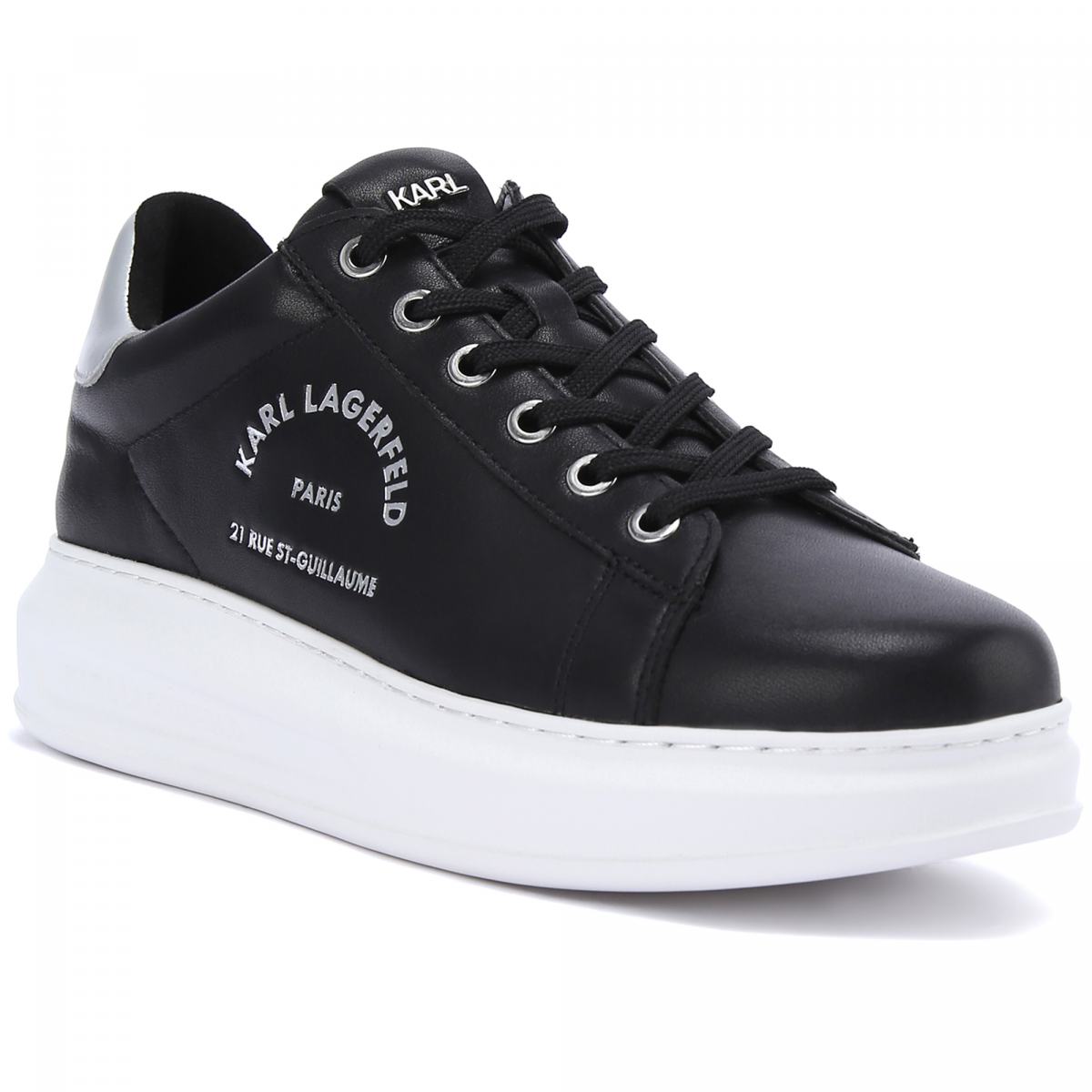 Кроссовки Karl Lagerfeld KL62538_00S Leather black купить в интернет ...