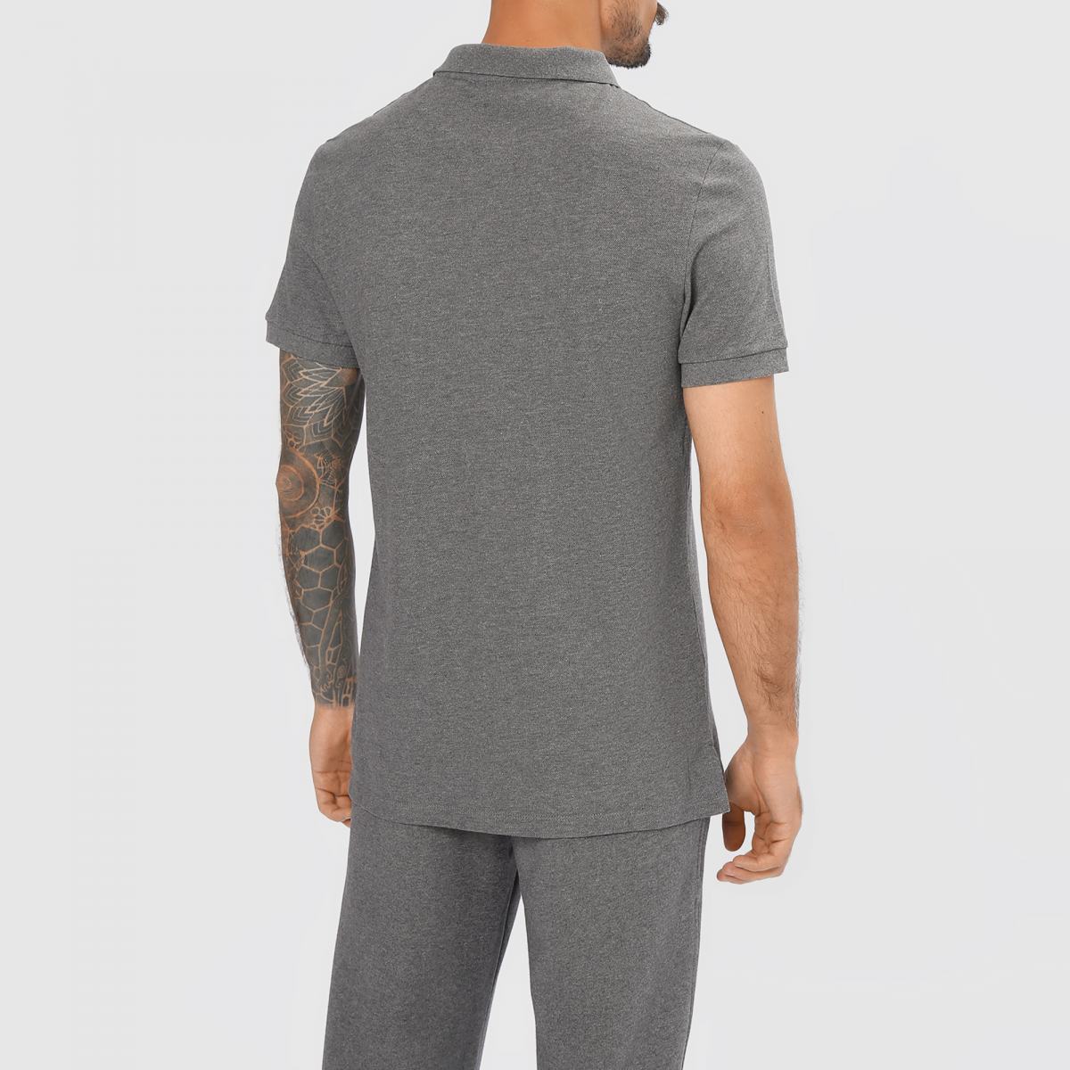 Поло Principe di Bologna 06NO01 Cotton Grey melange (1779558) купить со ...