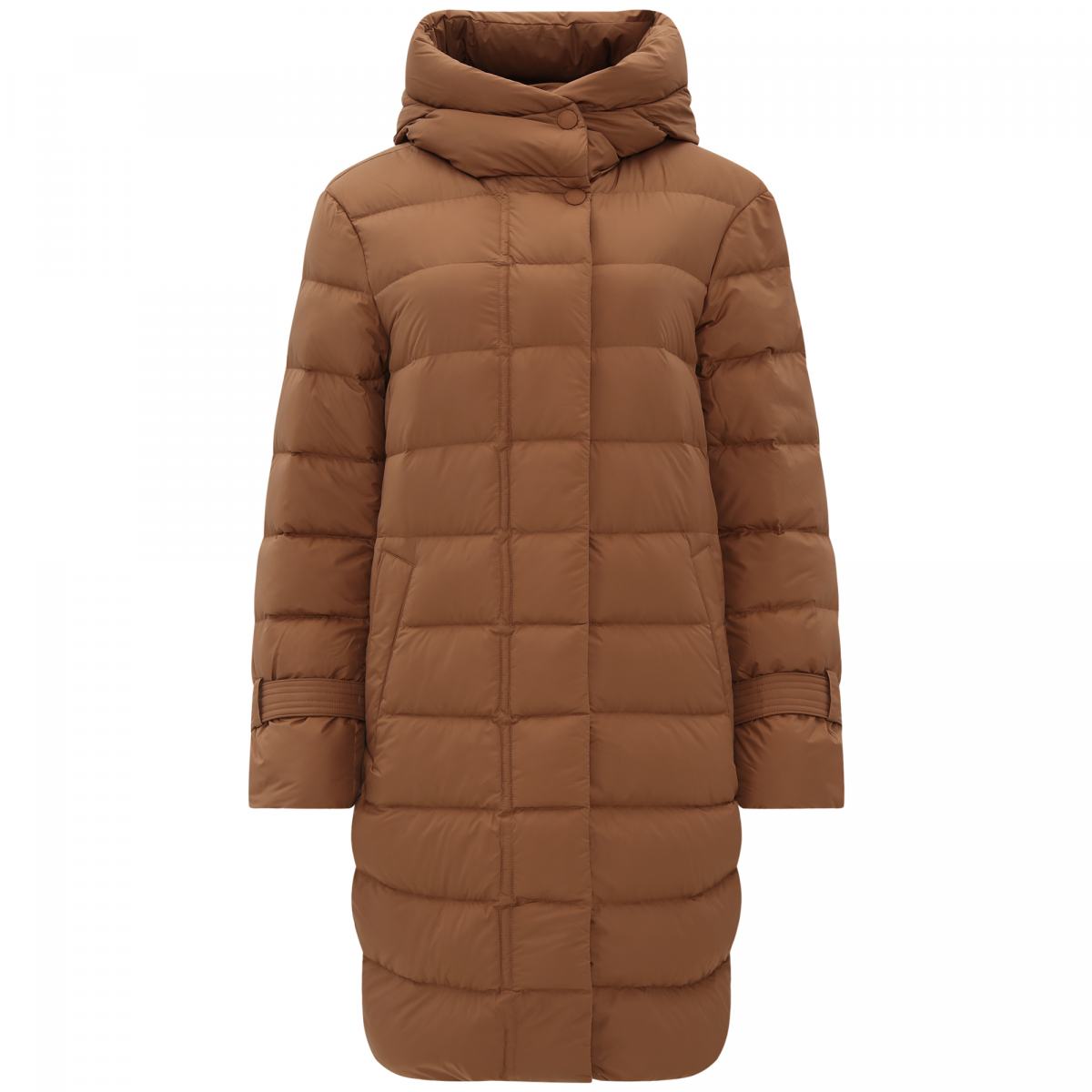 Пуховик WOOLRICH CFWWOU0909FRUT2635 POLYESTER DARK CAMEL (1782488) купить  со скидкой 30% в интернет-магазине NO ONE