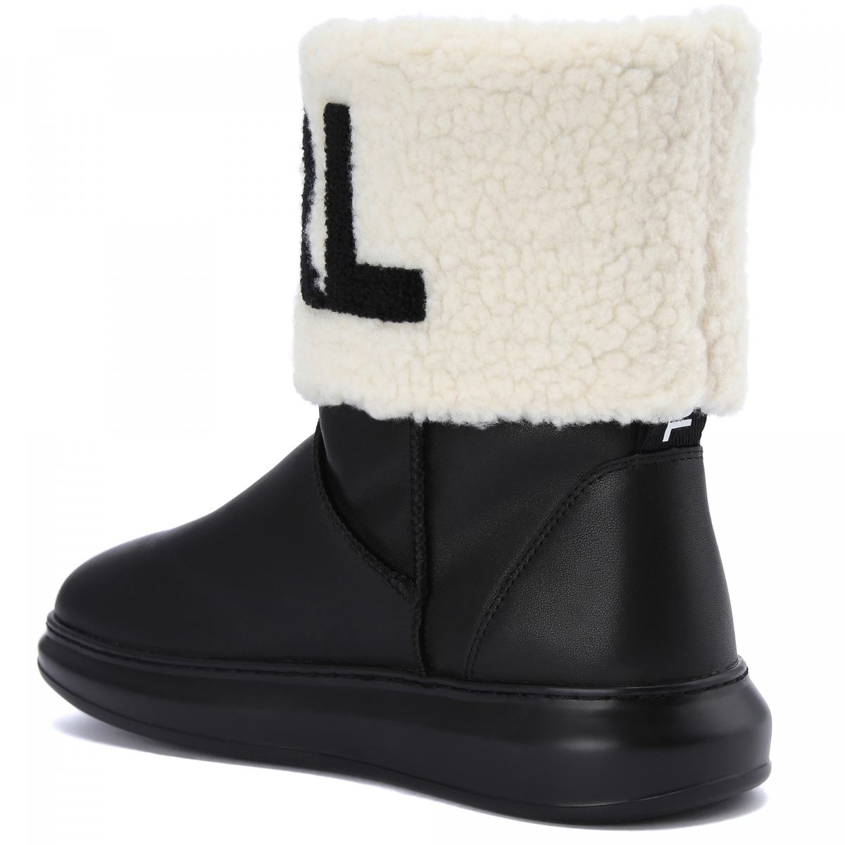 Ботинки Karl Lagerfeld KL44550_401 leather black купить в интернет ...