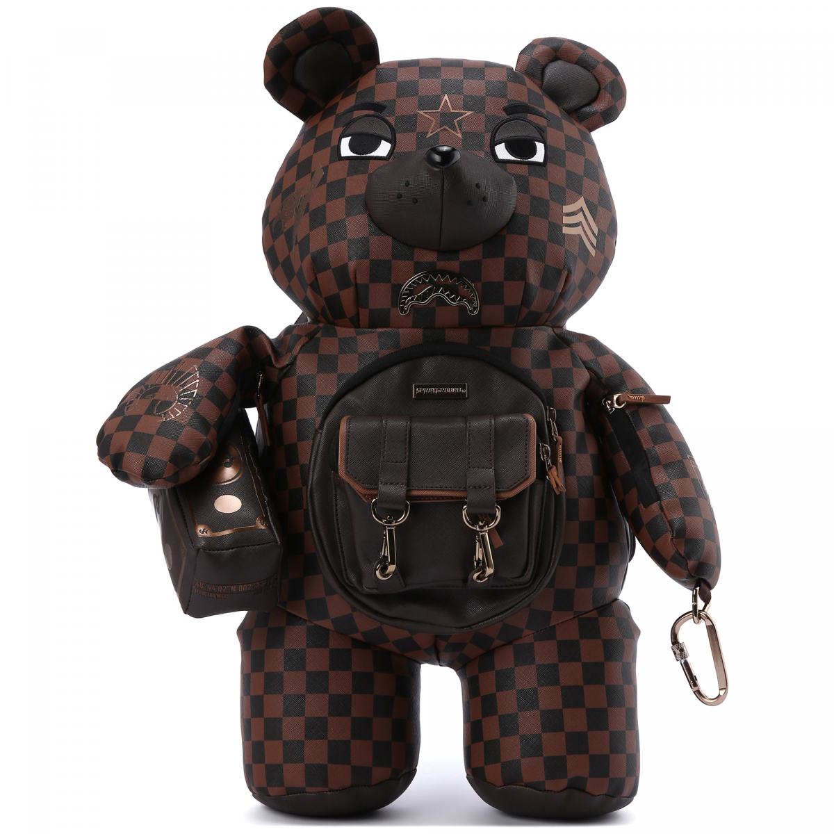 Рюкзак SPRAYGROUND B5719 tex brown checkered bear (1800965) купить в  интернет-магазине NO ONE