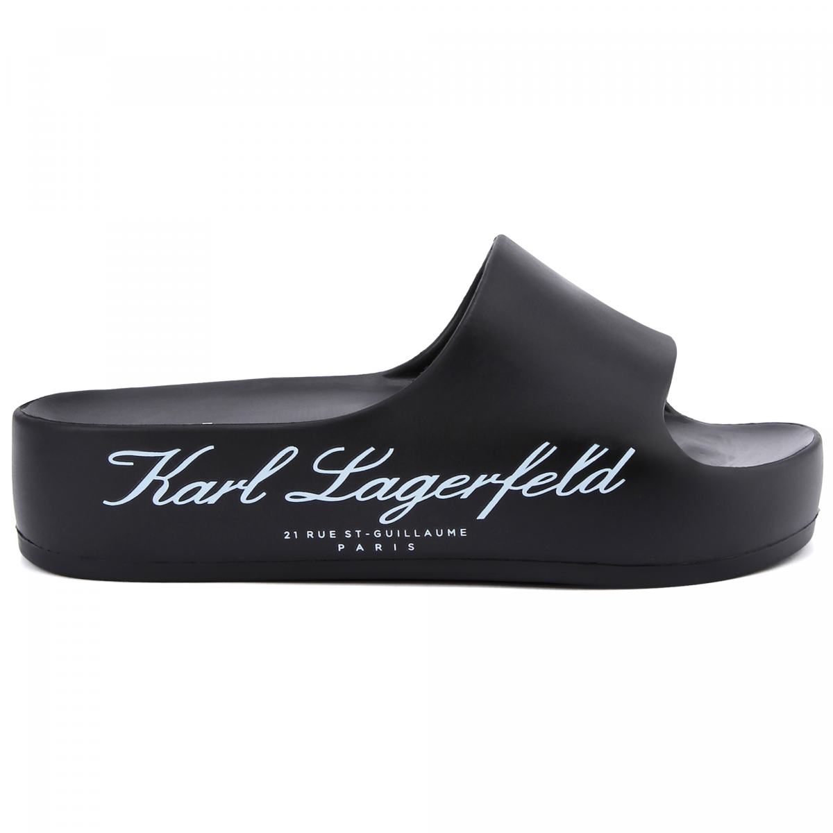 Шлепанцы Karl Lagerfeld KL86000_VG0 polymer black (1822614) купить в  интернет-магазине NO ONE