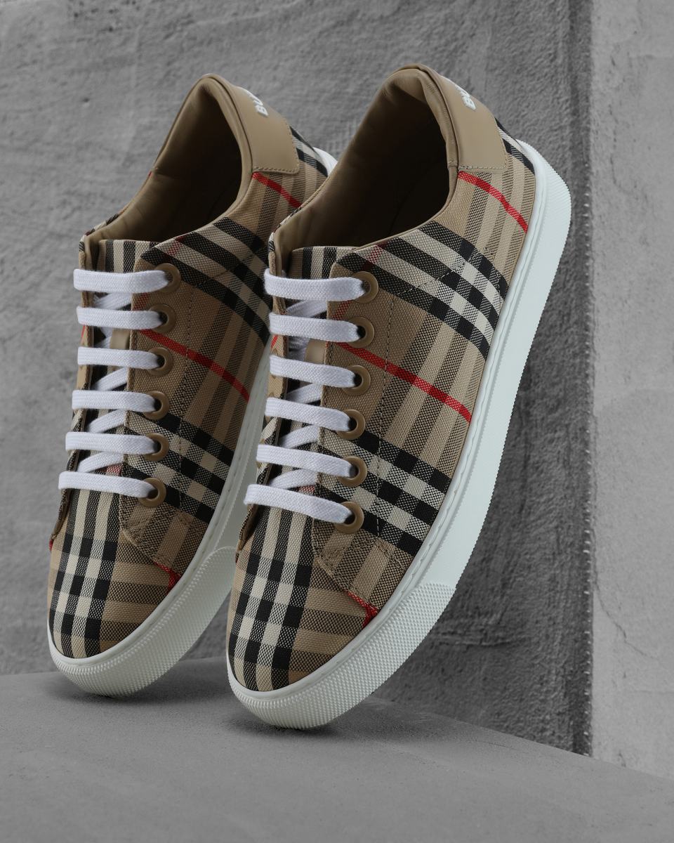 スニーカー Burberry SNEAKER (8049777 A7026) Burberry Vintage check sneakers for Women - Beige in USA