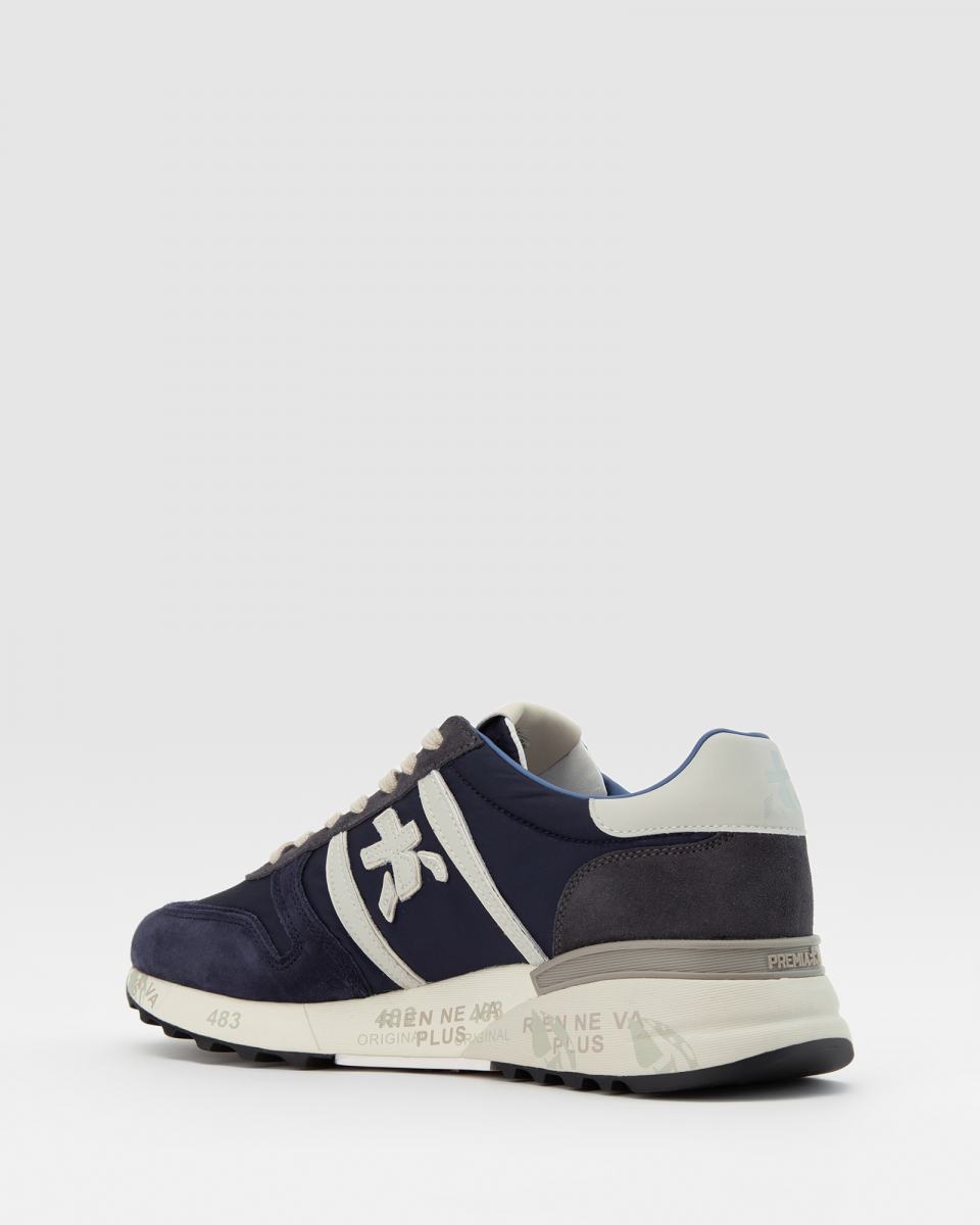 スニーカー PREMIATA Men Sneakers LANDER VAR 7204 Blue Premiata - Turnschuhe dunkelblau 