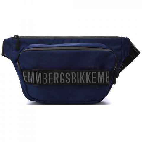 Поясная сумка Bikkembergs синего цвета