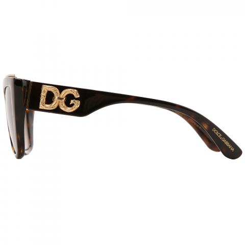 Очки солнцезащитные DOLCE & GABBANA 0DG6144, цвет коричневый - фото 2