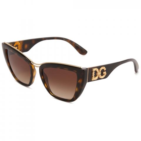 Очки солнцезащитные DOLCE & GABBANA 0DG6144, цвет коричневый - фото 3